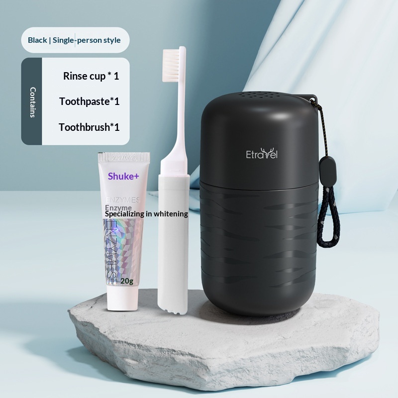 Short-term Travel Three-piece Set Toothbrush Toothpaste And - Image 2