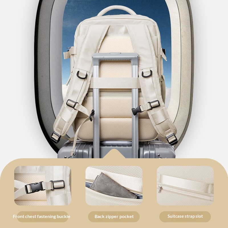 Travel Backpack Lightweight And Spacious Suitable For Luggage And - Image 4