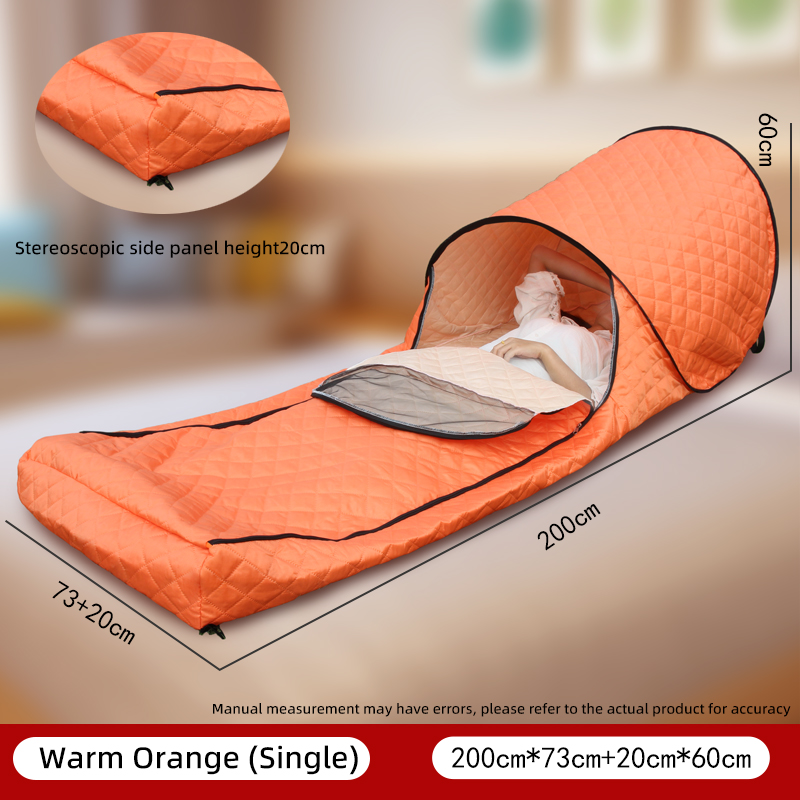 Portable No Assembly Warm Sleeping Bag Cover Quilted Thickened Wind - Image 3