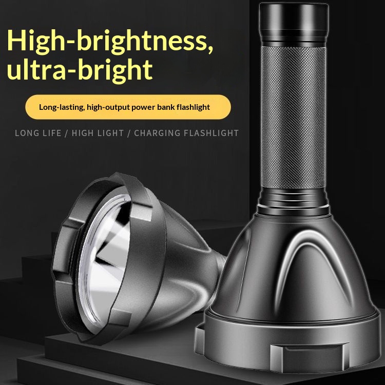 Long-Range Rechargeable Outdoor LED Flashlight With Built-in - Image 3