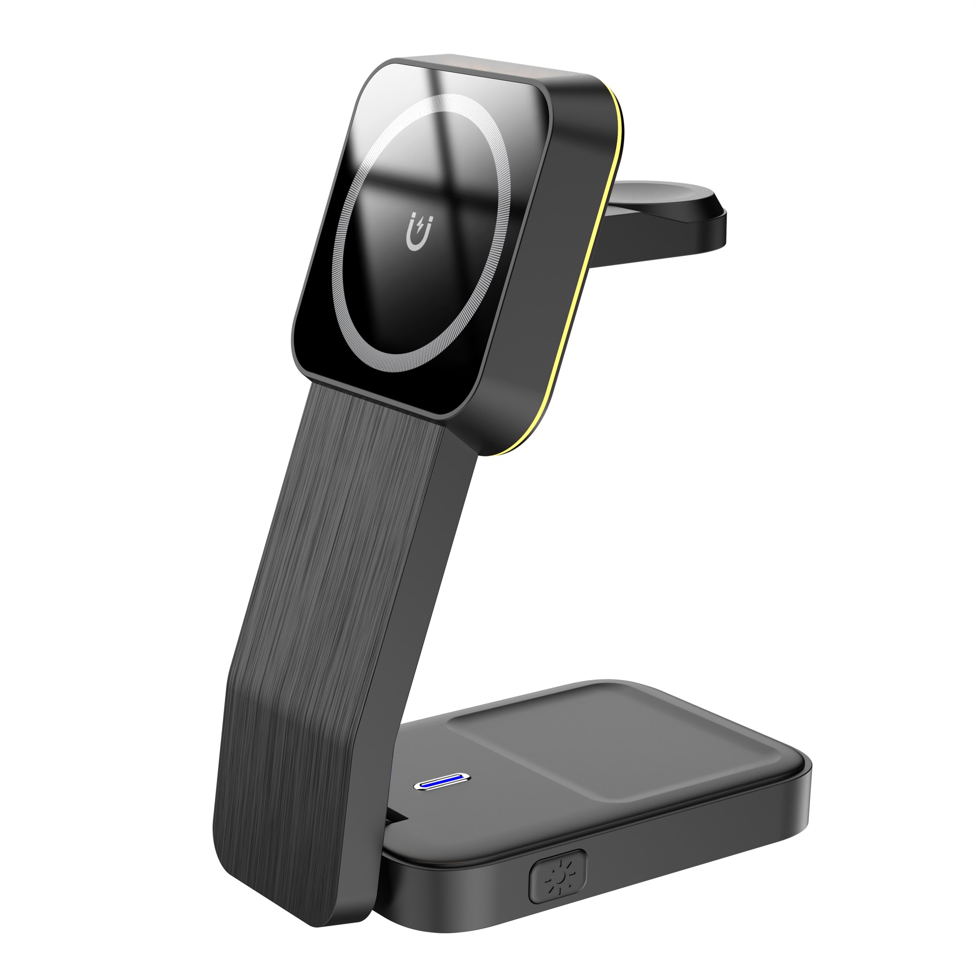 Foldable Magnetic Suction Three-in-One Wireless Charger - Image 3