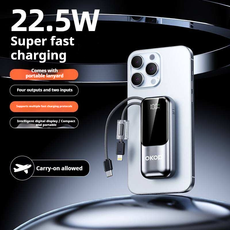 Kp-729 Best-selling 10, 000mAh Fast-Charging Power Bank Lightweight - Image 4