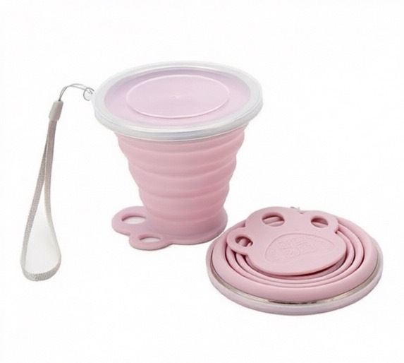 Silicone Folding Cup Portable Compression Cup Outdoor Camping Water - Image 2