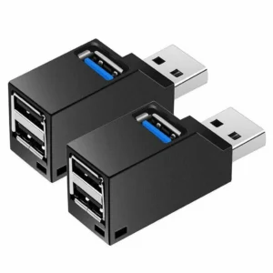 3-Port USB 3.0 Hub, 2-Pack