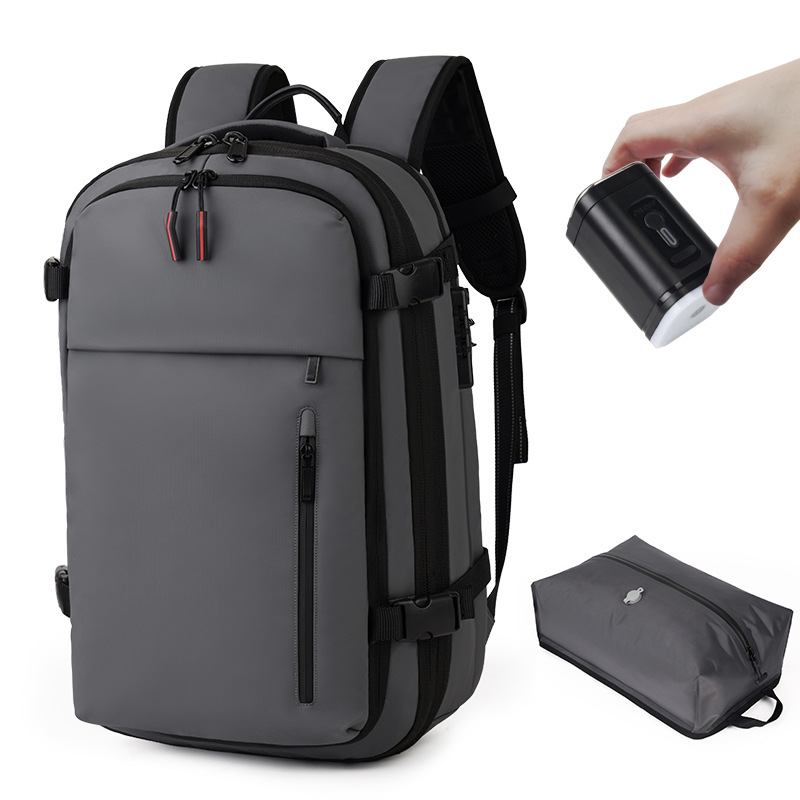 Large-capacity Compression Backpack With USB Charging For Short - Image 9