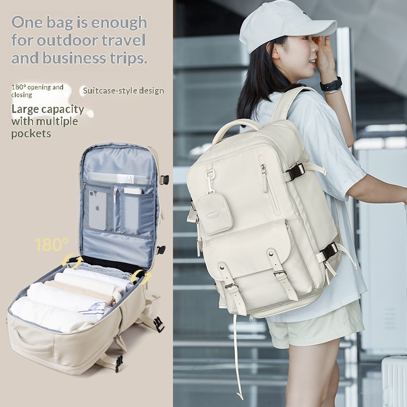 Travel Backpack Lightweight And Spacious Suitable For Luggage And - Image 2