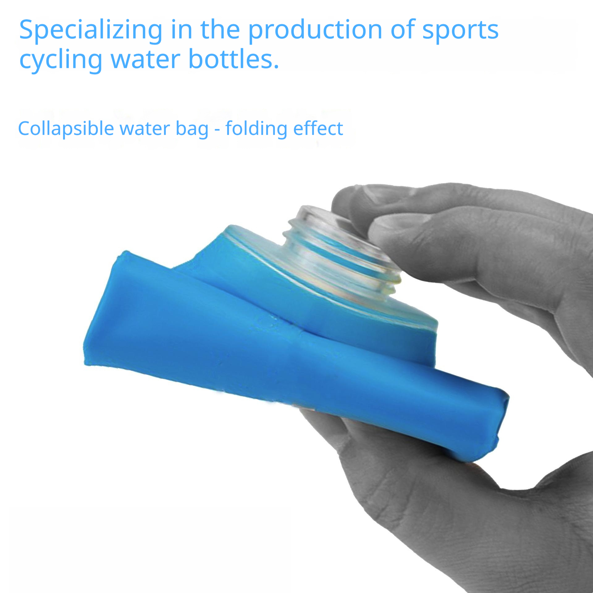 Outdoor Cycling Folding Silicone Soft Water Bladder With Bite Valve - Image 7