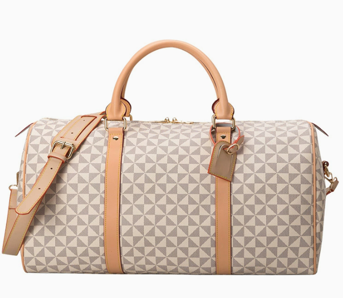 Large-Capacity Business Travel Duffel Bag Printed Boston Bag - Image 4