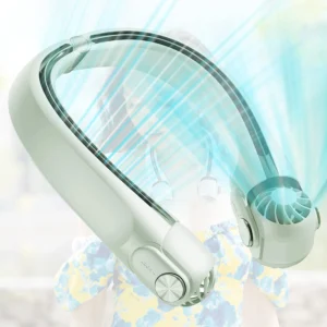 Portable Neck Fan Hands-free Cooling Neck Fan with 3 Speeds 360ºAir