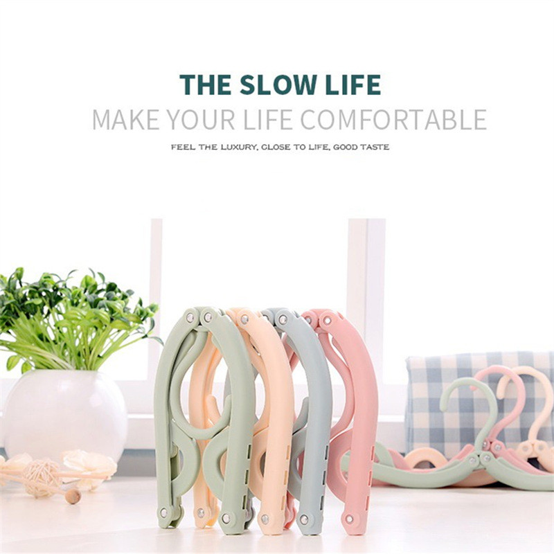 Folding Travel Hangers, Mixed Colours detail 2