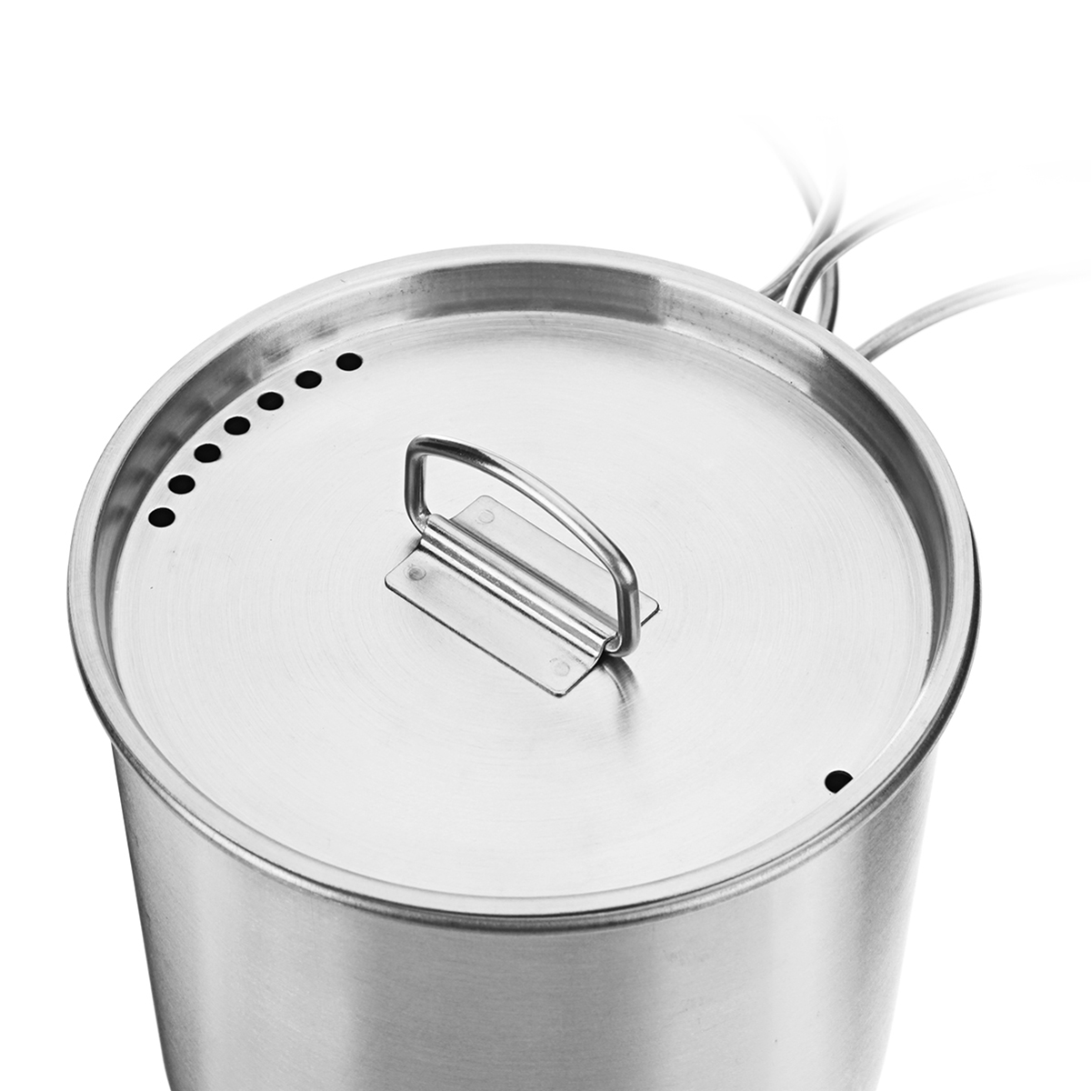 Stainless Steel Mug with Folding Handles - Image 4