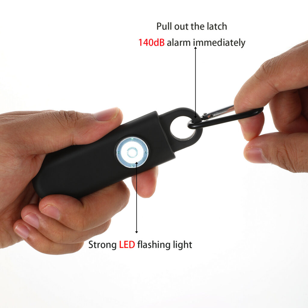 Personal Safety Alarm, 120 dB with Light detail 2
