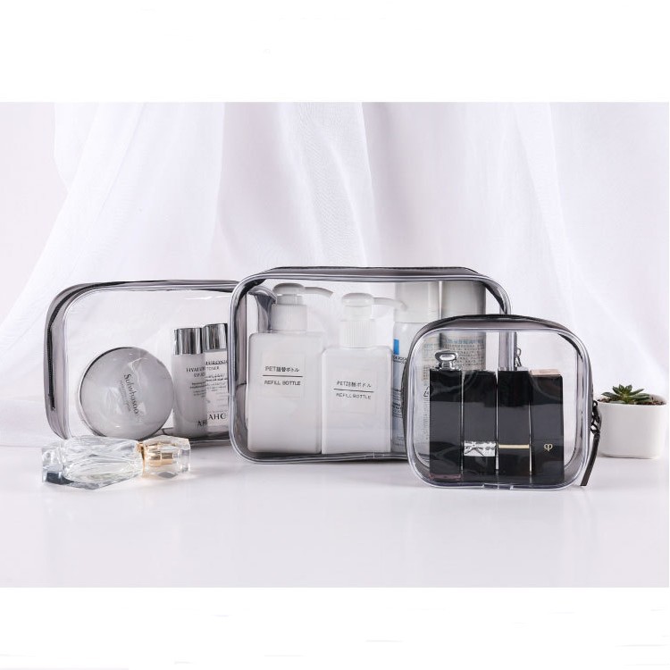 Clear Toiletry Pouch Set detail 1