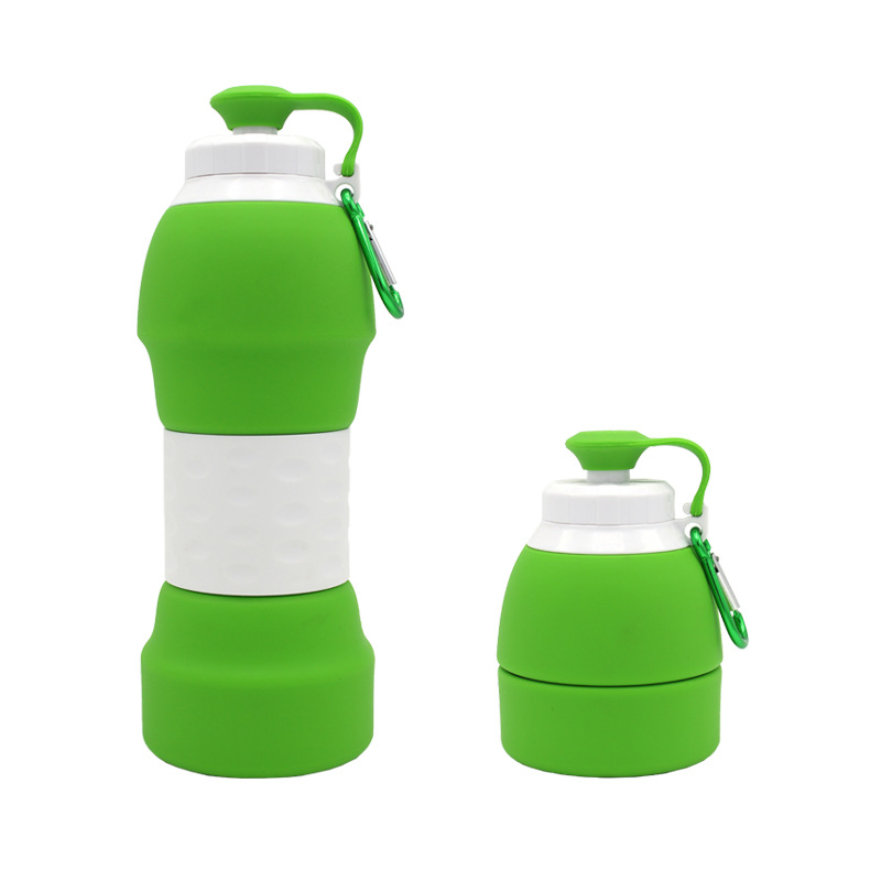 Silicone Folding Water Bottle, 580 ml - Image 3