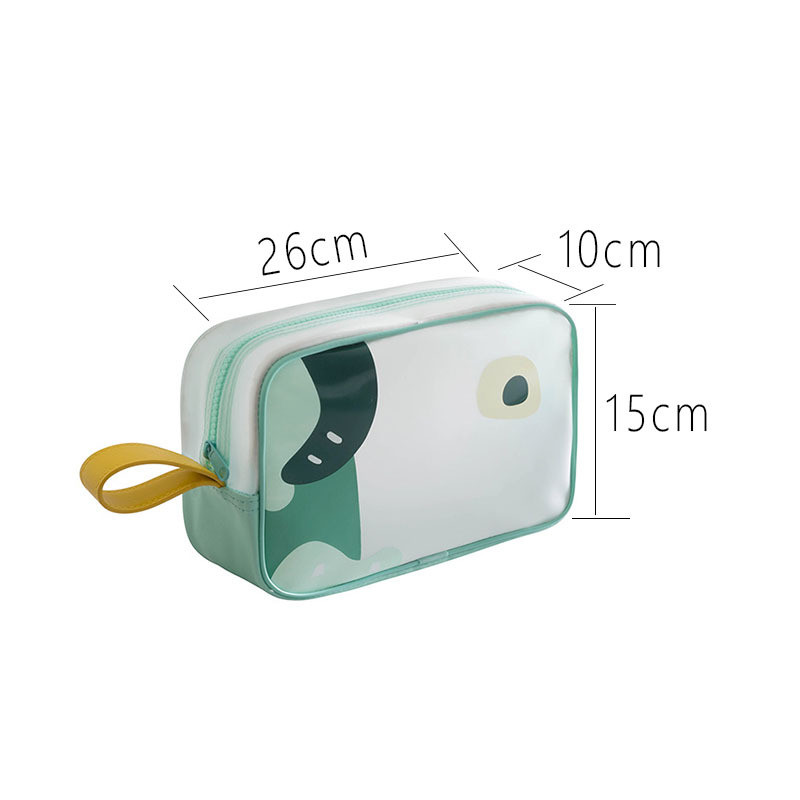 Frosted Waterproof Cosmetic Bag, Mint - Image 4