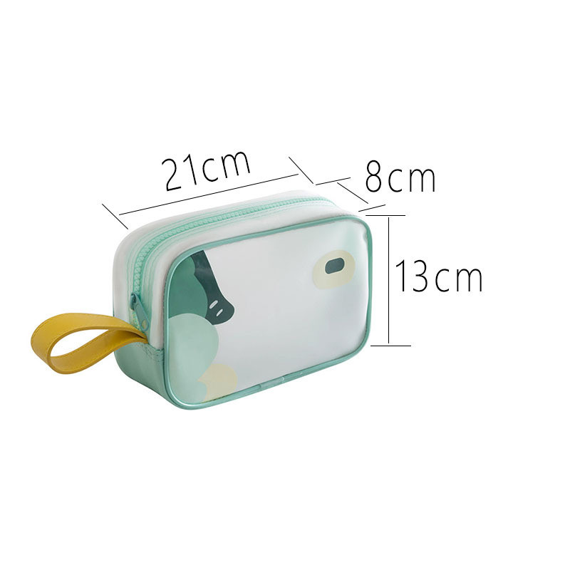 Frosted Waterproof Cosmetic Bag, Mint - Image 5