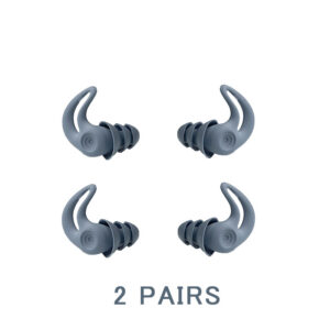 Silicone Sleep Earplugs, 2 Pairs