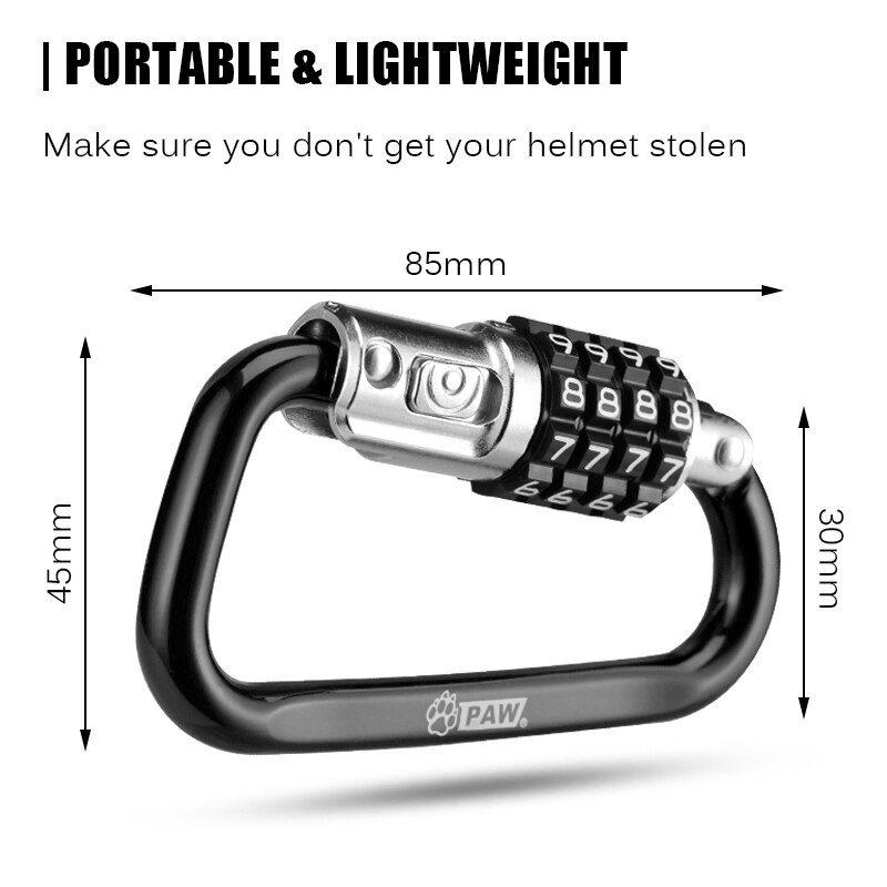 Combination Cable Lock for Bike, Suitcase and Bag detail 1