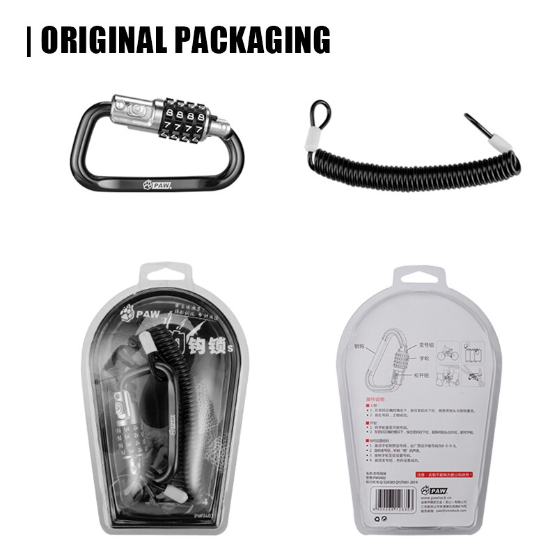 Combination Cable Lock for Bike, Suitcase and Bag detail 2
