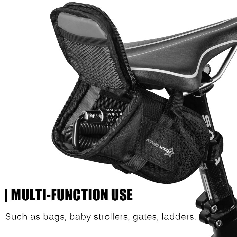 Combination Cable Lock for Bike, Suitcase and Bag detail 3
