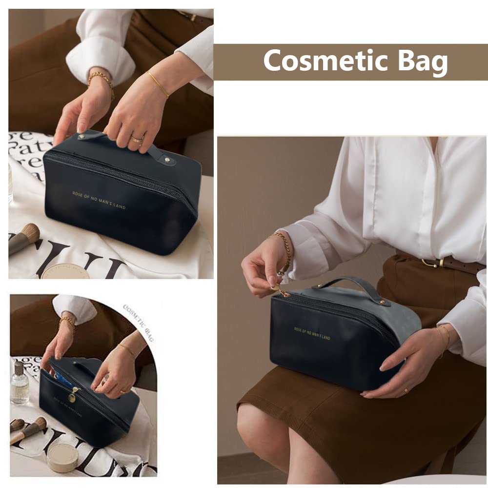 Large Travel Cosmetic Bag, Multi-Pocket - Image 3