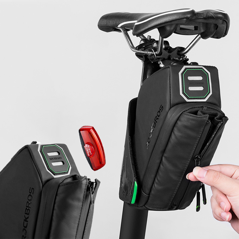 Bike Saddle Bag with Bottle Holder detail 2