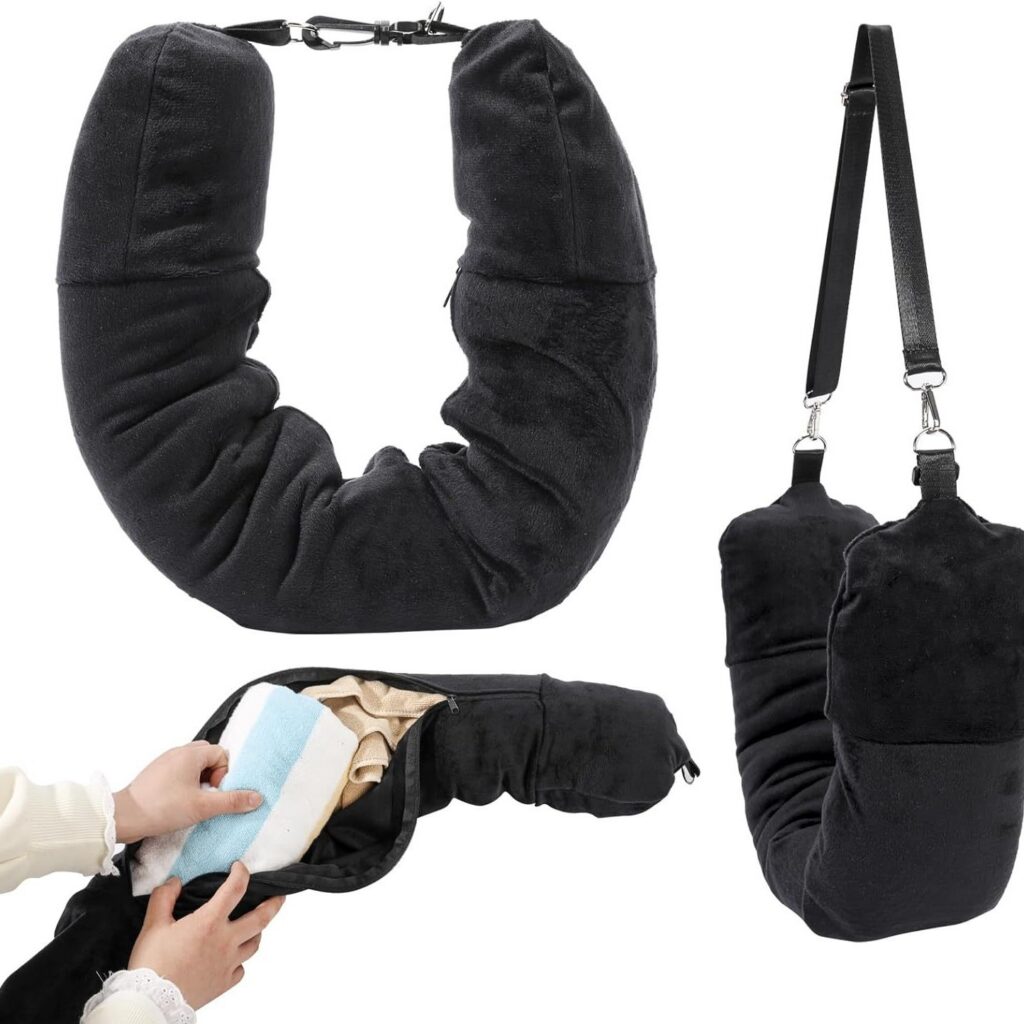 U-Shaped Travel Pillow, Fill It with Clothes detail 1