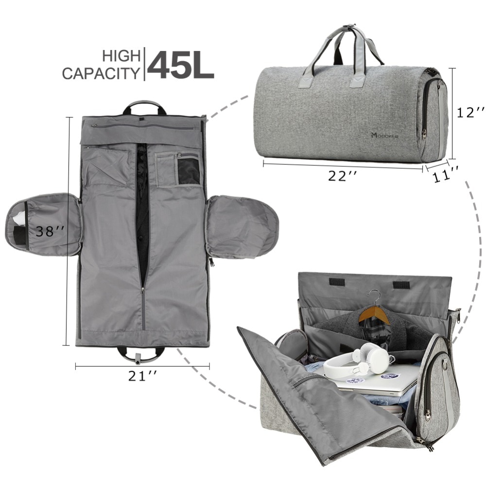 Garment Duffel Bag with Shoulder Strap, 45 L detail 2