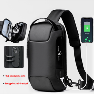 Waterproof Anti-Theft Sling Bag with USB Port