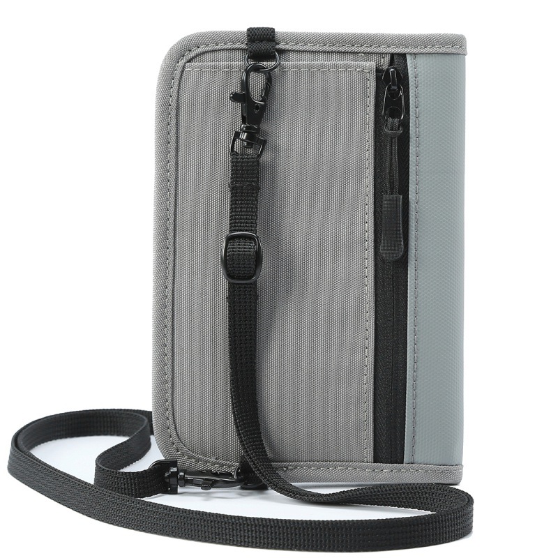 Crossbody Passport Holder with Strap - Image 2