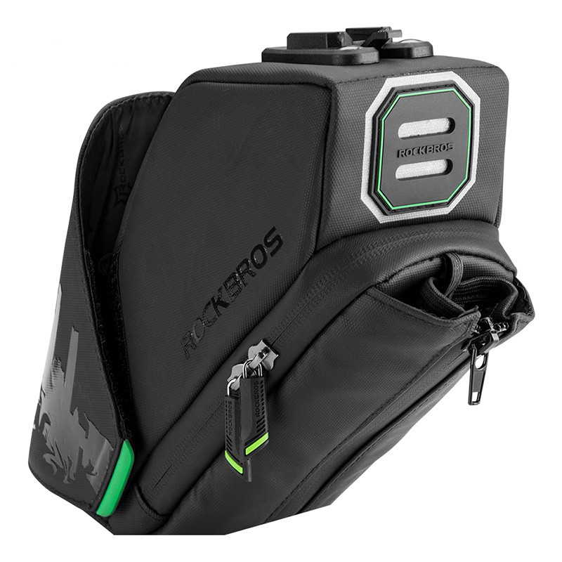 Bike Saddle Bag with Bottle Holder - Image 3
