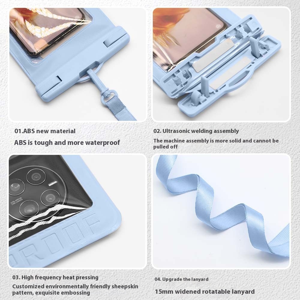 Waterproof Phone Pouch, Clear, Universal Size detail 3