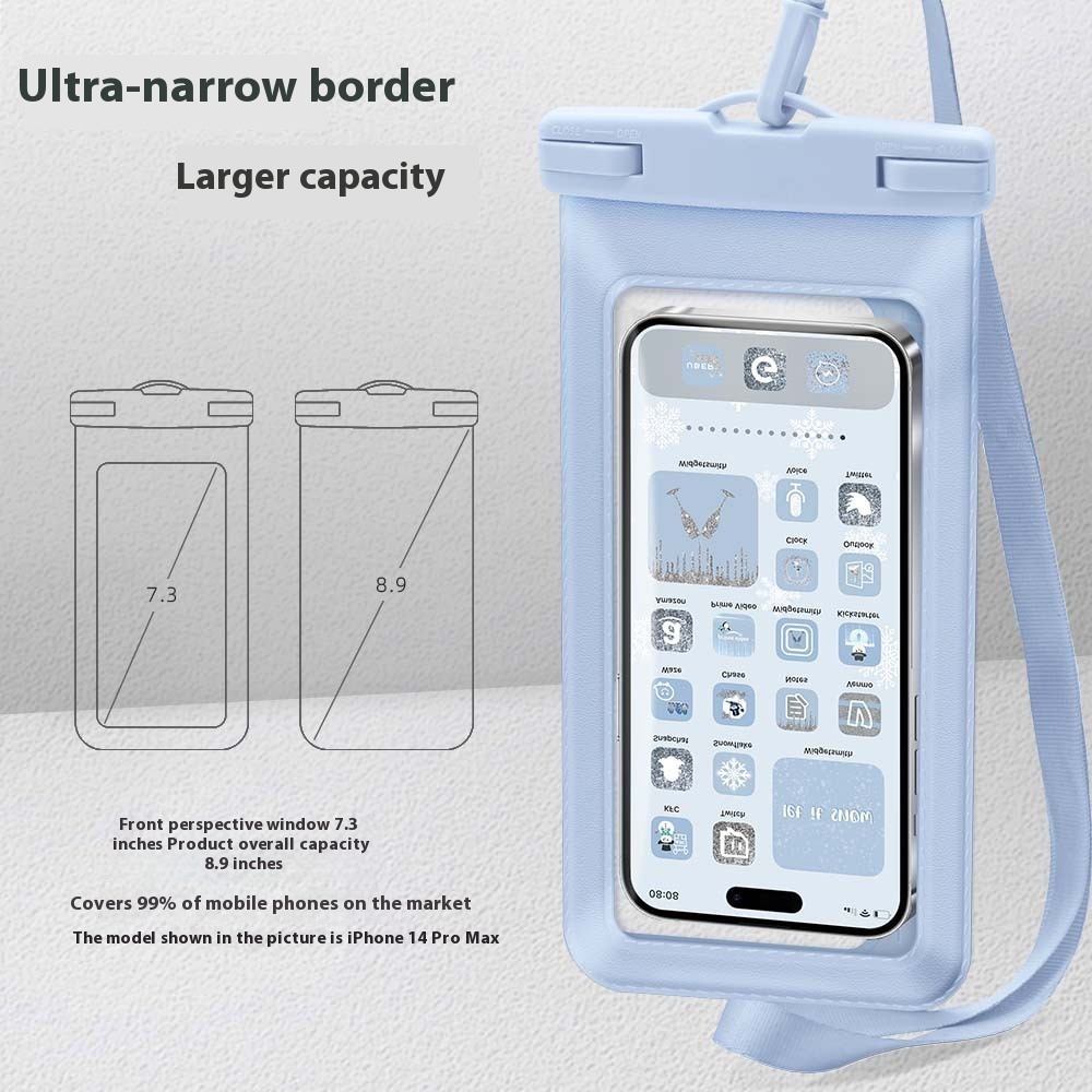 Waterproof Phone Pouch, Clear, Universal Size detail 1