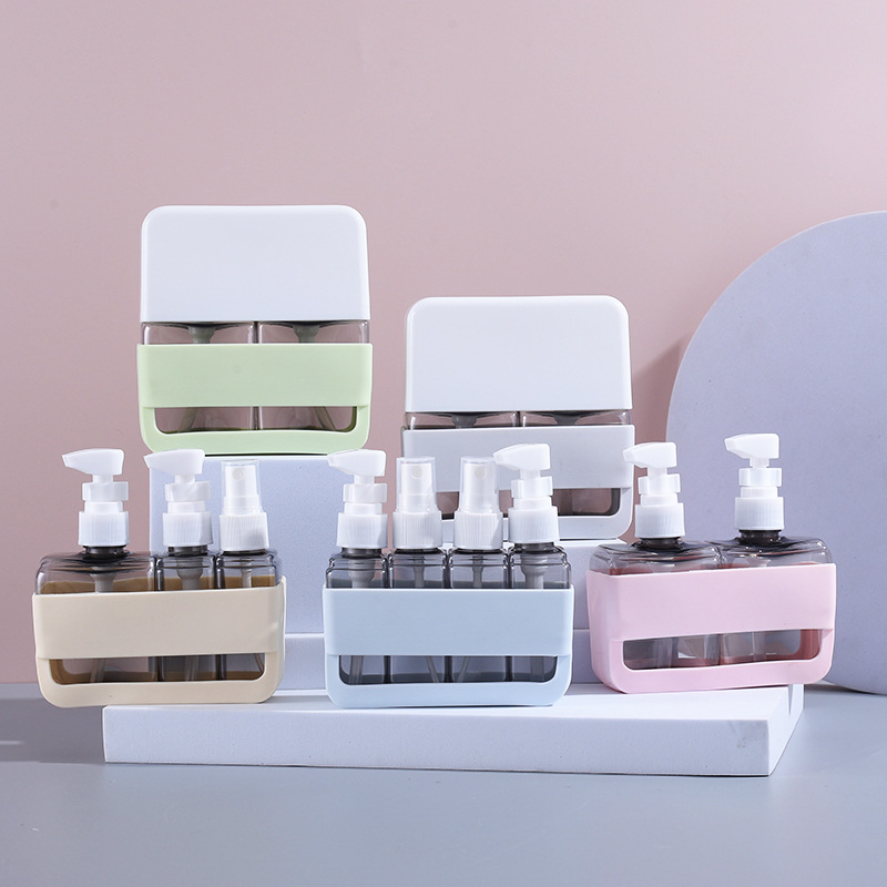Silicone Travel Bottle Set with Case detail 2