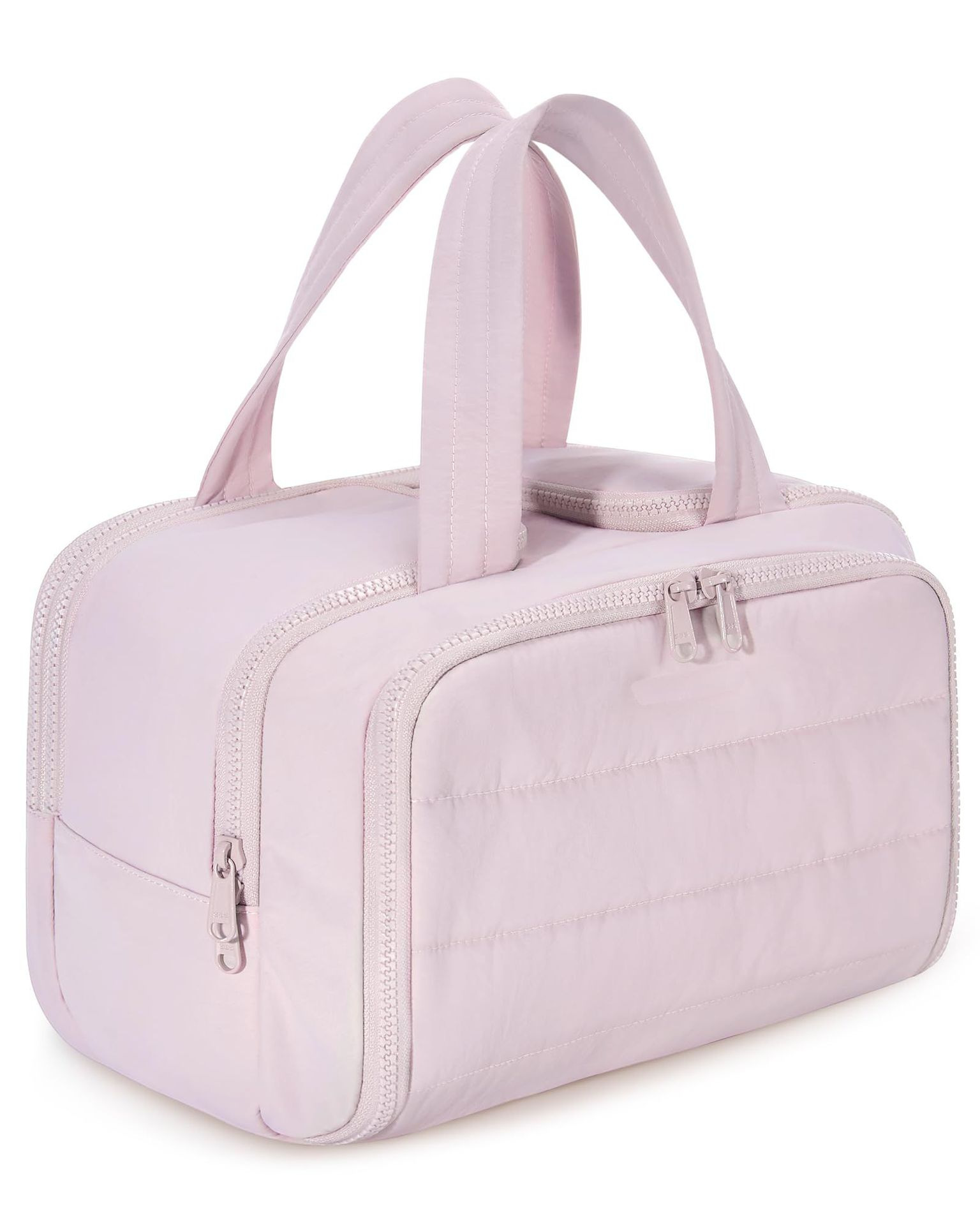 Quilted Toiletry Bag, Wide-Open - Image 3