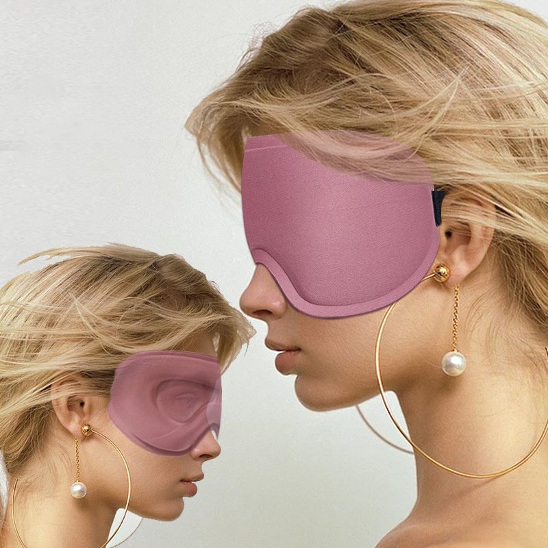 3D Contoured Sleep Mask, Round detail 1