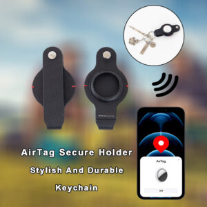 AirTag Holder with Key Ring
