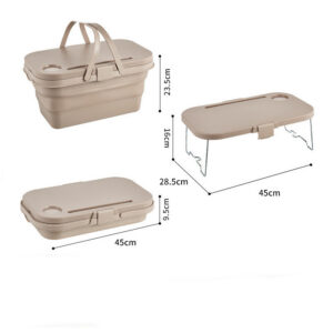 Foldable Picnic Camping Basket
