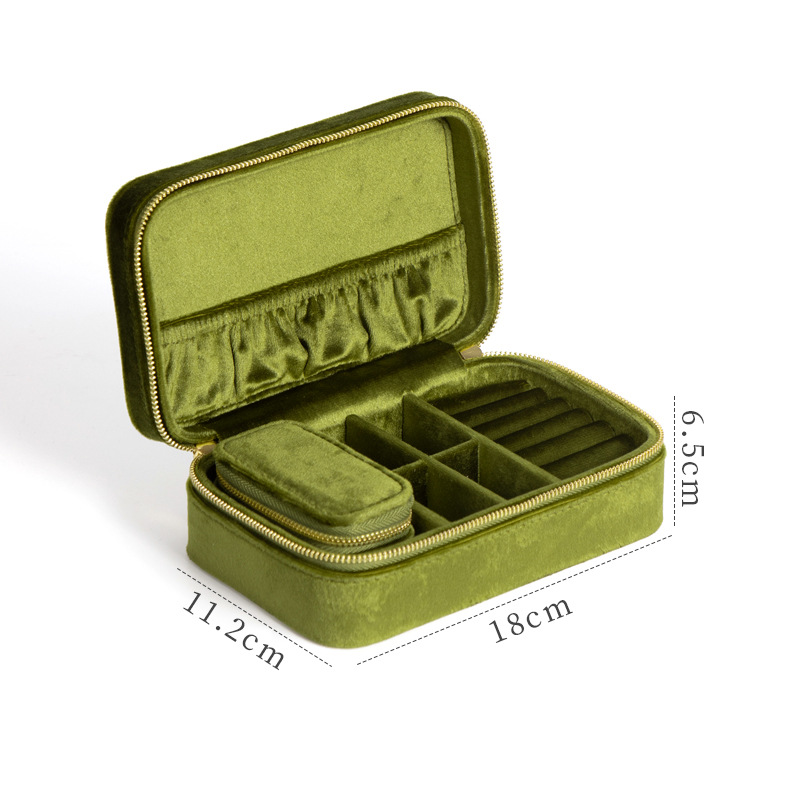 Flannel Jewellery Box, Portable detail 2