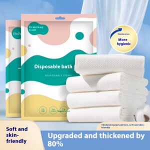 Disposable Compressed Bath Towel, 70 x 140 cm