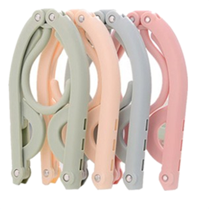 Folding Travel Hangers, Mixed Colours