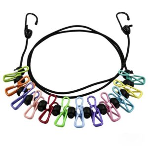 Travel Clothesline with Clips, 1.8 m