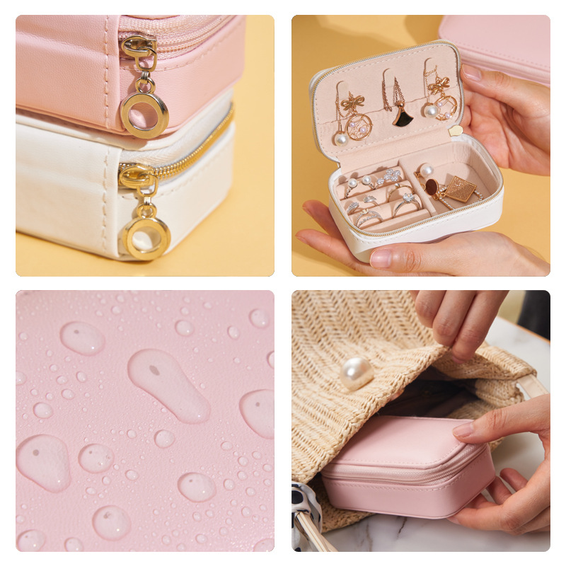 Mini Leather Jewellery Case detail 2