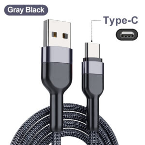 Braided USB-C Fast-Charge Cable
