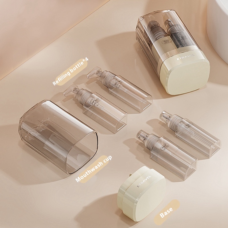 Travel Bottle Set with Stand, 4 x 35 ml detail 1