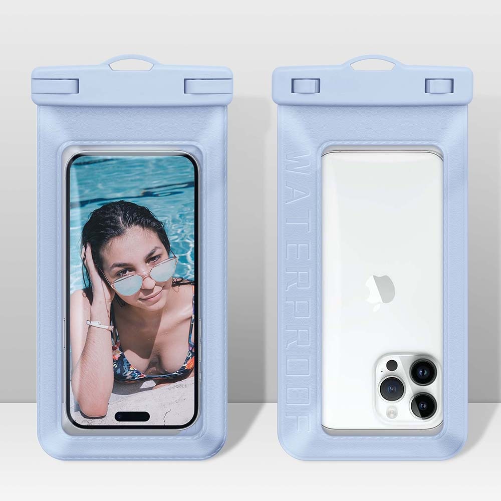 Waterproof Phone Pouch, Clear, Universal Size - Image 2