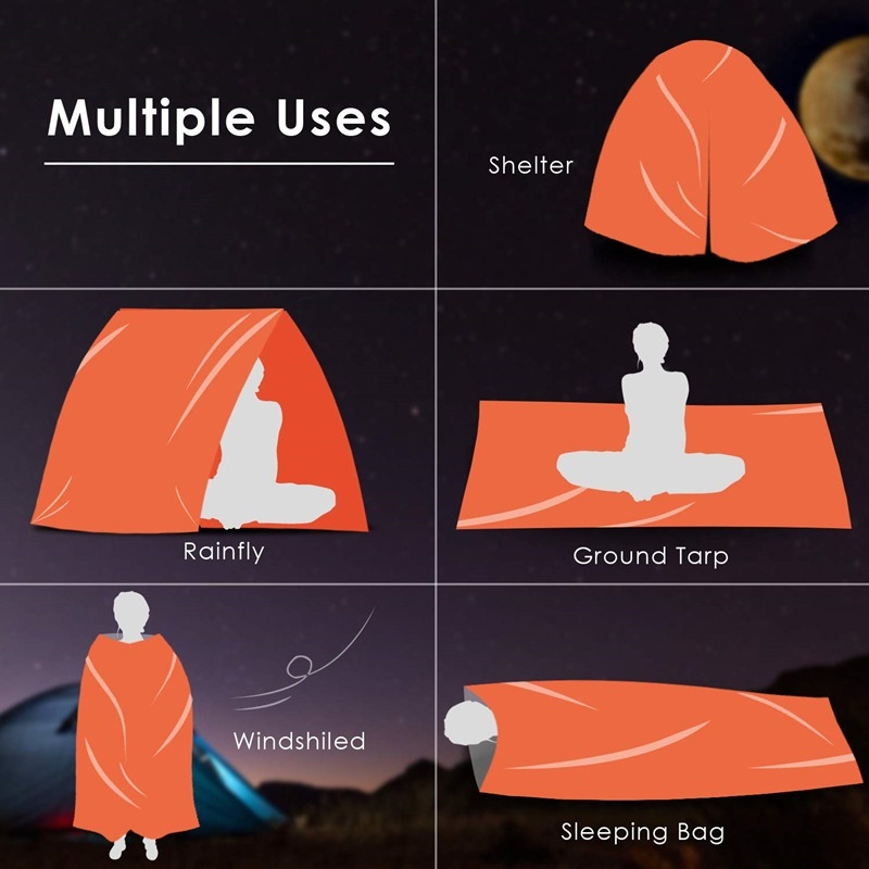 Emergency Bivy Sack, Lightweight Survival Sleeping Bag detail 4