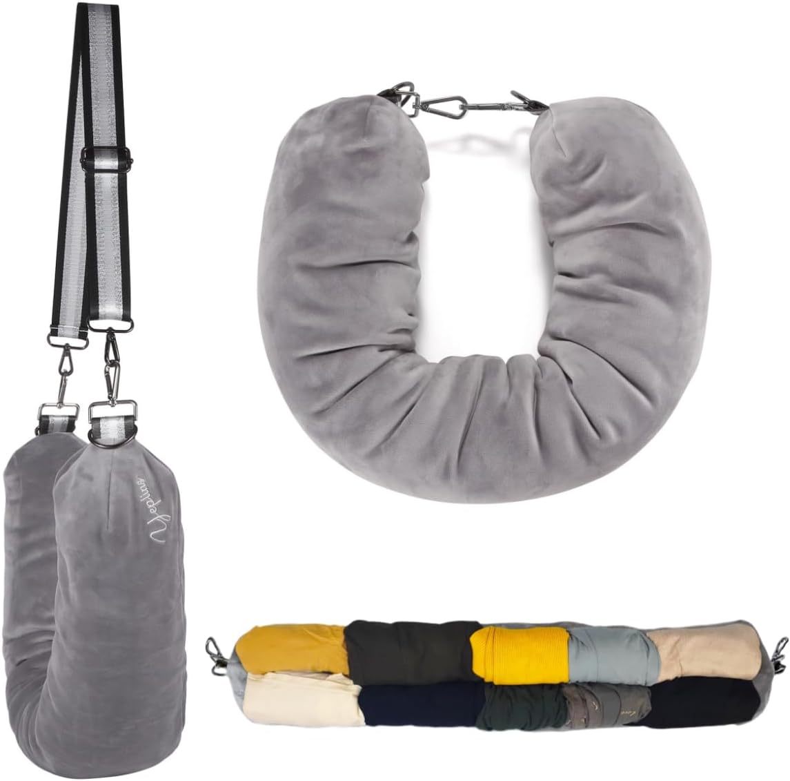 U-Shaped Travel Pillow, Fill It with Clothes - Image 2