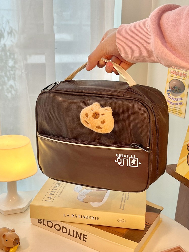 Large Layered Cosmetic Case detail 2