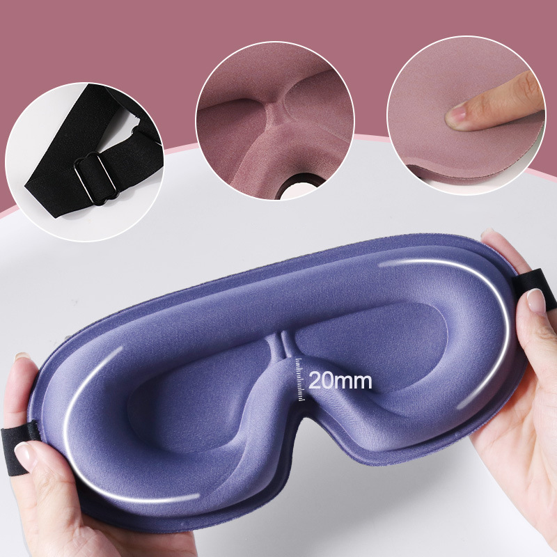 3D Contoured Sleep Mask, Round detail 2
